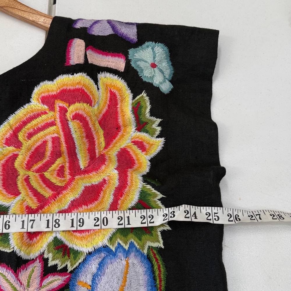 Vintage Collection Heavily Embroidered Cotton Top XL Retail $278 - Picture 7 of 11